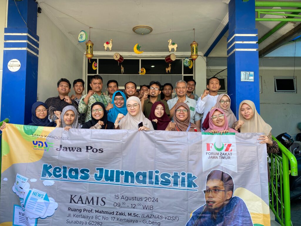 Tamasa Berpartisipasi dalam Pelatihan Jurnalistik dari Forum Zakat (FOZ) Jawa Timur